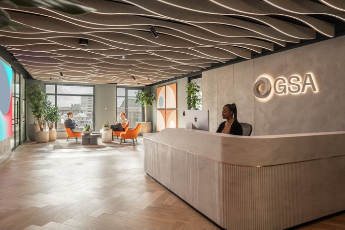 A seating area near reception.